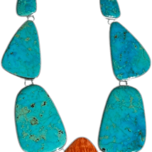 Turquoise and Spiny Oyster necklace.